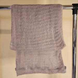 Light gray infinity scarf